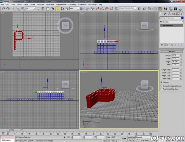 Creation of Blocking PXL: Step 7